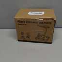 LED Desk Lamp, Power Outlet with Dimming Night Light Desk Light,Table Lamps 3 Lighting Modes Desktop Charging Extension Lead 4 AC Power Outlet and 2 USB Charging Ports for Travel Home Office