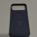 TORRAS Q3 Silicone for iPhone 17 Pro Max Case with Stand, Fit for MagSafe, Liquid Silicone Soft Cozy Grip, 360 Spin Stand, Camera Control, Protective Case for iPhone 17 Pro Max Silicone, Deep Blue