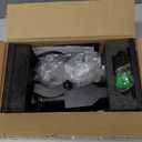 LED Logo GOBO Projector with DJ Effect Light Including Free Custom Glass GOBO to Project Image for Hotel Company Store Wedding Advertising Indoor User (Black)