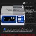 Counting Scale 30kg/66lb x 0.5g Digital Bench Scale for Parts and Coins kg/g/lb/oz Electronic Gram Scale Large Range Lab Industrial Inventory Piece Counting Balance Scales