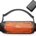 Heated Hand Warmer Pouch with 10000mAh Power Bank,Hand Warmers Poucn with 3 Levels Heating, Ideal for Football, Camping,Hunting, Portable and Waterproof Football Hand Warmer Heated Hand Muff