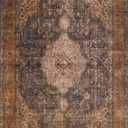 Loloi Loren Collection LQ-02 Plum/Multi 7'-6" x 9'-6" Area Rug