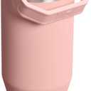 STANLEY IceFlow 2.0 Flip Straw Tumbler with Handle 30 oz | Twist On Lid and Flip Up Straw | Leak Resistant Water Bottle | Insulated Stainless Steel | BPA-Free | Peach Rose