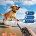 GPS Wireless Dog Fence with Remote, IPX7 Waterproof Electric Collar Fence, Perimeter Containment System, 25999 Yards Radius, Beep, Vibration & Shock Correction, for Dogs 16+ lbs