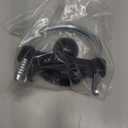 RETRUE Universal Coupler Lock Trailer Locks Ball Hitch Trailer Hitch Lock Adjustable Security Heavy-Duty Steel fits 1-7/8 Inch, 2 Inch, 2-5/16 Inch Couplers, Black