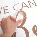 Baby Shower Balloon Arch Backdrop with Little Bear Theme Wall Stickers, We Can Bearly Wait Wall Decor Stickers, Blue and Beige