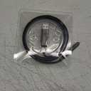 4 in 1 USB C Cable with Wattage Display, 65W Flat Nylon Braided Multi Charge Cable with Data Sync, USB C Charging Cord Combo Type C/USB A/L Port for iPhone/iPad/Samsung/Laptop, 3FT