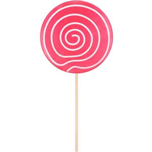Amosfun Large Fake Swirl Lollipop 15.7 x 7.9 Inch Artificial Wood Faux Candy Photo Booth Props Baby Shower Girls Birthday Tea Party Decoration