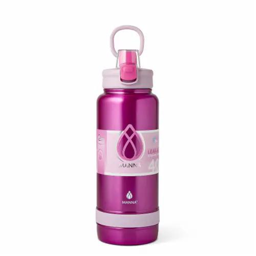 Manna™ Push Bottle - Metallic Pink, 40 oz