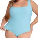 FOREYOND Plus Size Bodysuit White Short Sleeve Square Neck Square neck & short sleeve/sleeveless. Soft breathable cotton fabric. Daily, layering & nights out, Size: 3X-Large