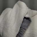 Sherpa Fleece Throw Blanket for Couch - Fluffy & Cozy Cable Jacquard Tufted Throw for Women Gift and Home Decor, Thick and Warm Blanket for Winter, Grey, 68x92 Inches, Twin XL