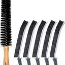 Dryer Lint Brush Vent Trap Cleaner Plus 5PCS Crevice Gap Cleaning Brushes - Refrigerator Condenser Coil Brush & Hard Bristle Crevice Cleaning Tool Kit for Household Use