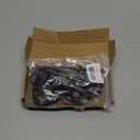 Curtain Drapery Hanging 1.5inch-Internal Diameter - Curtain Rings with Hooks Eyelet for Window Door Curtain Black Zocang