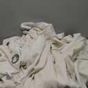 NICETOWN Natural Linen Curtains 84 inch Long 2 Panels Set, Grommet Top Thick Linen Burlap Semi Sheer Vertical Drapes Privacy Assured with Light Filtering for Bedroom/Living Room, W55 x L84