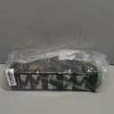 Round Hair Blow Dryer Brush - 1.2 Inch Ceramic Barrel Hair Dryer Brush for Short/Middle Hair, One Step Drying, Volumizing, Straightening and Styling, Negative Ionic Dryer Brush (Black-Golden, 1.2)