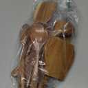 Wooden Spoons for Cooking Wooden Cooking Utensils Set with Holder, Spoon Rest & Hooks, Teak Wood Nonstick Kitchen Cookware Durable Set of 12 Piece with Holder