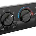 599-266 Front Climate Control Module (NO Rear Windshield Defogging), Compatible with 1999-2002 Chevy Avalanche Silverado Suburban Tahoe GMC Sierra Yukon, A/C Heater Air Conditioning Panel Unit,