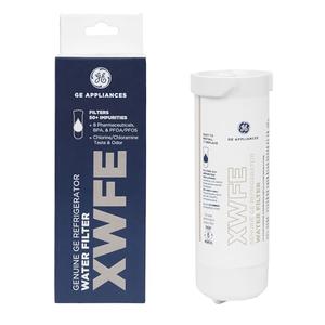 GE XWFE Refrigerator Water Filter, Genuine Replacement Filter, Certified to Reduce Lead, Sulfur, and 50+ Other Impurities, Replace Every 6 Months for Best Results, Pack of 1