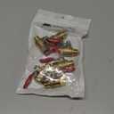 QWORK Ball Valve, 6 Pack 1/4" Heavy Duty Brass Ball Valve Shut Off Switch, 1/4" Male x Female NPT Thread Pipe Fitting Air Compressor Shut Off Valve