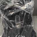 Memory Foam Office Chair Cushion, L-Shaped Integrated Seat Cushions, Chair Seat Cushion for Lower Back Tailbone Protection, Lumbar Support (Black Gray)