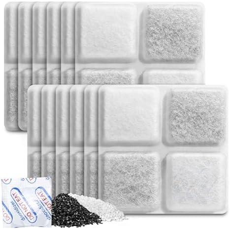 Pet Food Desiccant Bag, 12 Pack Replacement Desiccant Bags for PLAF001/ PLAF101/ PLAF005/ PLAF006/ PLAF103/ PLAF203 Automatic Pet Feeders, Keep Cat Food & Dog Food Dry and Fresh