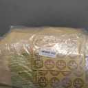 500 Pack Paper Bread Bags for Homemade Bread, Paper Bakery Bag for Baked Food Packaging Storage, Large Kraft Paper Bread Loaf Bag with Window Pack of 40 Label Seal Sticker,12.5x8.3x4Inch