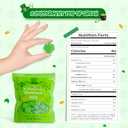 2 x 4E's Novelty St. Patrick's Day Shamrock Candy Bulk 2LB - 170 Pcs, Refreshing Artificial Peppermint Flavored Green Shamrock Jelly, St Patty's Day Gummies, Pot of Gold Filler, Party Favors Snacks, Saint Patricks Day Treats (EXP 04/06/27)