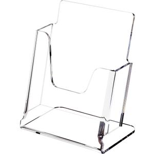 HeZone Acrylic Brochure Holder 6X8 Inches Clear Acrylic Flyer Holder Brochure Holder Sign Holder Pamphlet Holder Menu Holder Display Stand 1 Pack For Weddings Offices Exhibition Restaurants Hotel Etc…