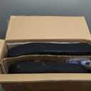 Executive Home Office Chair, Ergonomic Computer Desk Chair Bonded Leather, Adjustable Swivel Rolling Task Chairs Mid Back with Armrests