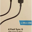 ZGear Micro USB Data Sync and Charge Cable - Black