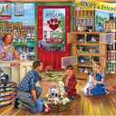 RoseArt - Back to The Past - Pet Store Friends - 1000 Piece Jigsaw Puzzle for Adults