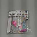 FANDAMEI Nail Art Brushes Kit, Nail Design Tools Set with Dotting Tools, Fine Nail Glitter Butterfly, Glitter Sequins, Foil Flakes, Nail Rhinestones, Dust Brush (C-White)