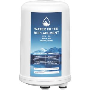 K8 Water Filter Replacement Cartridge Compatible with Enagic Kangen Leveluk F8 and HG-N water filters on K8, SD501, and JRIV machines Alkaline Water System, 1 Pack