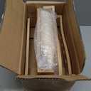 Queekay 100 Disposable Wood Cones for Food with 2 Pcs 12 Holes Charcuterie Cones Holder Stand Ice Cream Cone Display Stand 100 Fancy Toothpicks for Appetizers Catered Events Wedding Buffets Parties