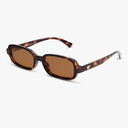 VANLINKER Retro Rectangle Polarized Sunglasses for Women Men Small 90s Style Vintage Trendy Narrow Rectangular Frame VL9813