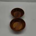 AIDEA Acacia Wooden Serving Bowls, 7 Inch Set of 4 for Salad, Soup, Noodle and More