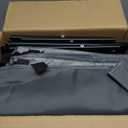 Large Dog House Indoor with Plush Cushion, Dog Kennel for Inside with Sturdy Frame, Waterproof Pet House Suitable for Small Medium Dogs, 27x21x27in, Gray