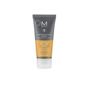 MITCH by Paul Mitchell Construction Paste for Men, Medium Hold, Low Shine, For All Hair Types + Short to Medium Hair, 2.5 fl. oz.