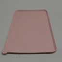 Waterproof Pet Feeding Mat with High Raised Edges, Heavier and Thicker Placemats for Cat Dog Water Bowl with BPA Free, Dogs Cats Food Mats for Messy Drinkers to Prevent Spill and Protect Floors (18.5" x 11.5", Misty Rose)