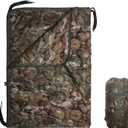 Camo Poncho Liner, Army Blanket, Military Sleeping Bag, with A Compression Carrying Bag, for Traveling, Hiking, Camping, Outdoor Survival, Car Blanket