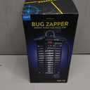 Minimoon Bug Zapper Outdoor 4000V Powerful Electric Mosquito Zapper, 15w Fly Trap Outdoor, IPX4, Corded Fly Zapper for Indoor, Yard, Backyard, Patio, Camping (Black) (without LED lighting)