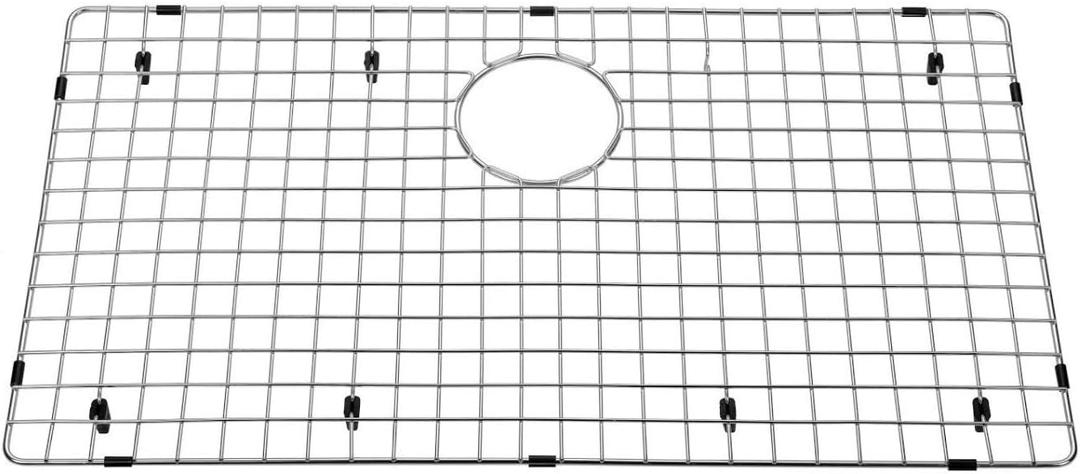 Starstar Kitchen Sink Bottom Grid, Stainless Steel, 30" x 17", of Grid: 30 x 17 x 1