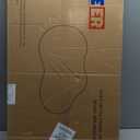 WEER Irregular Wall Mirror, 20x36 inch Gold Asymmetrical Mirror Wall Mounted Mirrors Decorative, Abstract Wavy Aluminum Alloy Frame Mirror for Bathroom, Bedroom, Living Room, Entryway