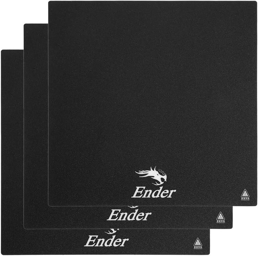 3PCS Creality Original Heat Bed Platform Sticker Sheet, Hot Bed Build Surface Tape 235x235mm for Creality Ender 3/Ender 3 Pro/Ender 3 V2/Ender 3 V2 Neo/Ender 3 Neo/Ender 3 S1/Ender 3 S1 Pro/5