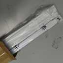 AURILOFT No Drill Cordless Vinyl Mini Blinds,White,29.5" W x 64" H