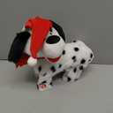 Gfilay Shaking Santa Dog Toy, Singing and Dancing Plush Puppy, Animated Christmas Plush Toy, Funny Interactive Santa Claus Dog Figure, White Elephant Gift for Kids and Families, Holiday Holiday Decor