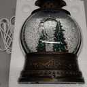 Christmas Snow Globes Christmas Decorations Indoor-Lighted Musical Snow Globes Lantern, Santa Decoration Indoor Home Dcor & Gift, 6H Timer, USB/Battery Operated