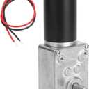 DC 12V Gear Motor High Torsion Speed Reduce Electric Motor Reversible Gear Motor 8mm Shaft (12V 50RPM)