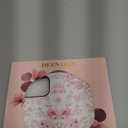 DEENAKIN for iPhone 17 Pro Wallet Case with Card Holder + Cash Clip, RFID-Blocking, Military-Grade Drop Protection, Magnetic Closure with Leather Kickstand - Blooming Pink Roses