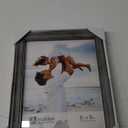 Malden International Designs 8x10 Distressed Gray Picture Frame With Inner Bead Border